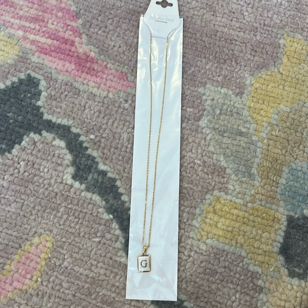 Stainless Steel G necklace